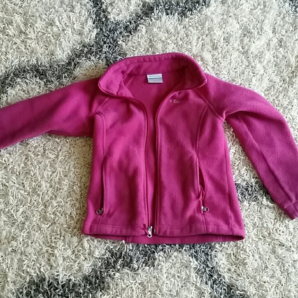 Columbia Purple zip up fleece